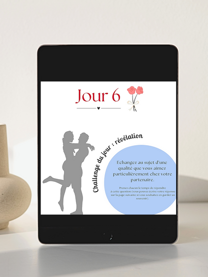 31 Défis Amoureux Juillet – Calendrier PDF Personnalisable