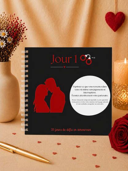 31 Défis d’Intimité en Couple – Calendrier Papier personnalisable