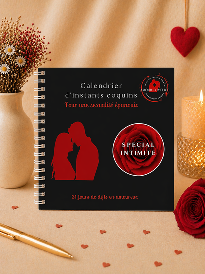 31 Défis d’Intimité en Couple – Calendrier Papier personnalisable